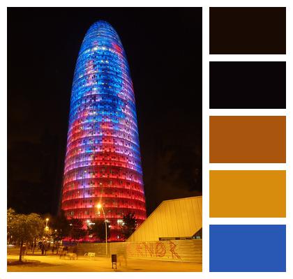 Building Architecture Torre Agbar Image